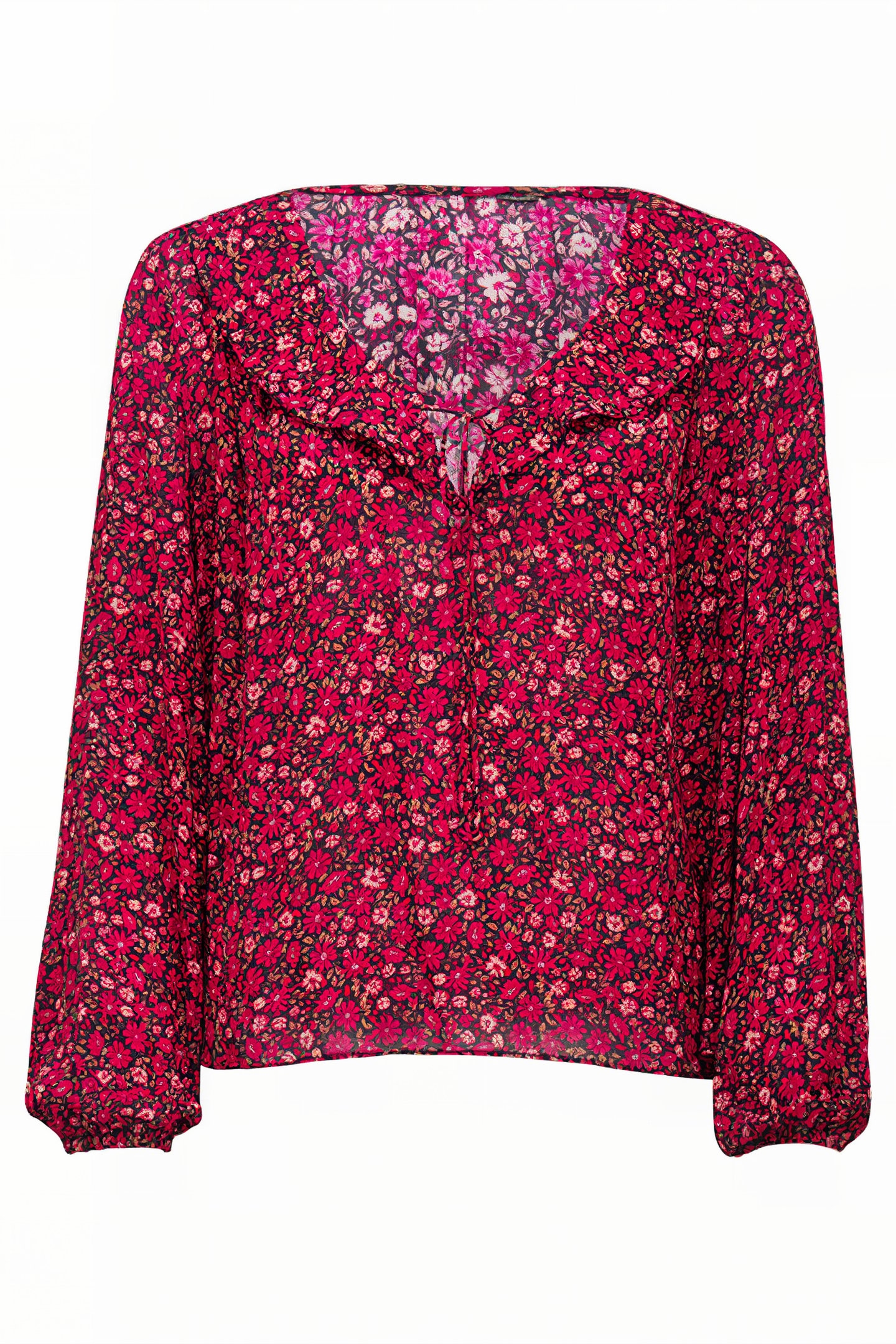 BROOKLYN RUFFLE BLOUSE ROUGE ADDISON DITSY 6