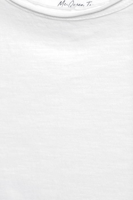BASIC ROUND NECK TEE SLUB JERSEY WHITE 6