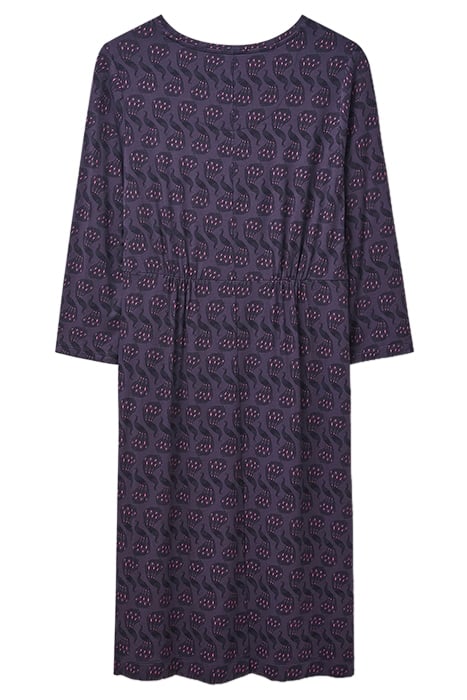 TALIA ECO VERO JERSEY DRESS PURPLE MLT 1