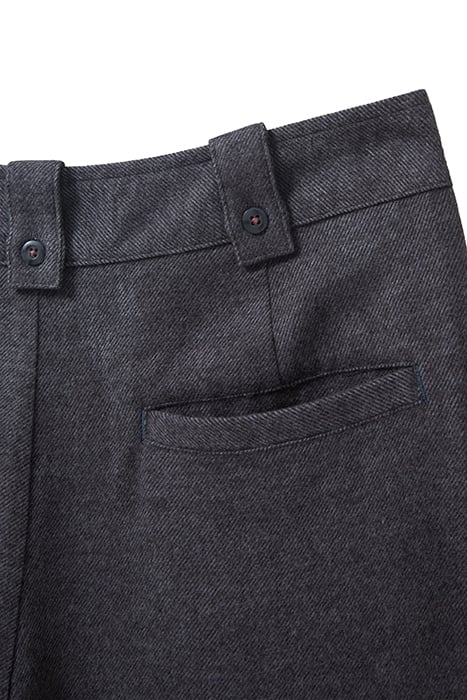 BELLE TWEEDY WIDE LEG TROUSER GREY 3