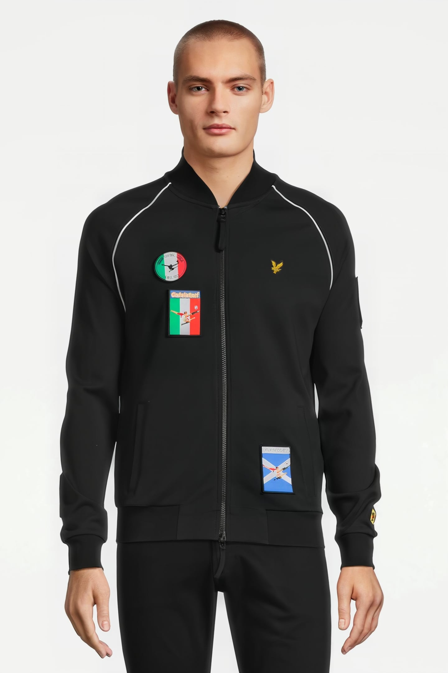 PANINI STICKER TRACKSUIT BOMBER JET BLACK 1