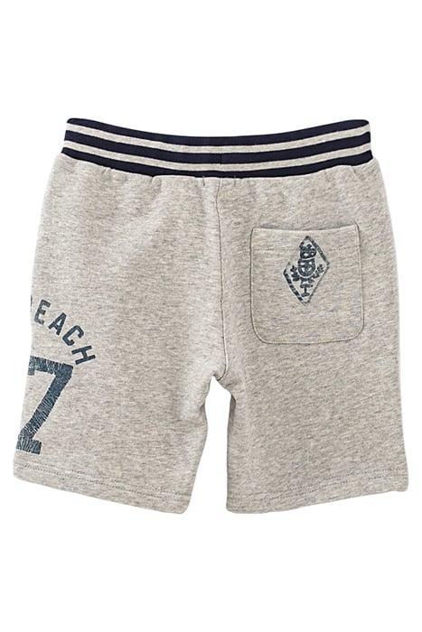 BOYS’ MEDIUM GREY MARL AND NAVY SWEATSHIRT FABRIC BERMUDAS 2