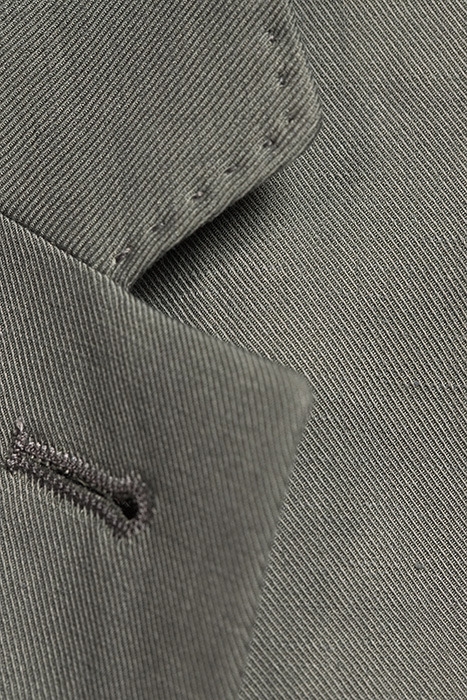 M. SIDNEY LINEN BLAZER GREEN GREY 7