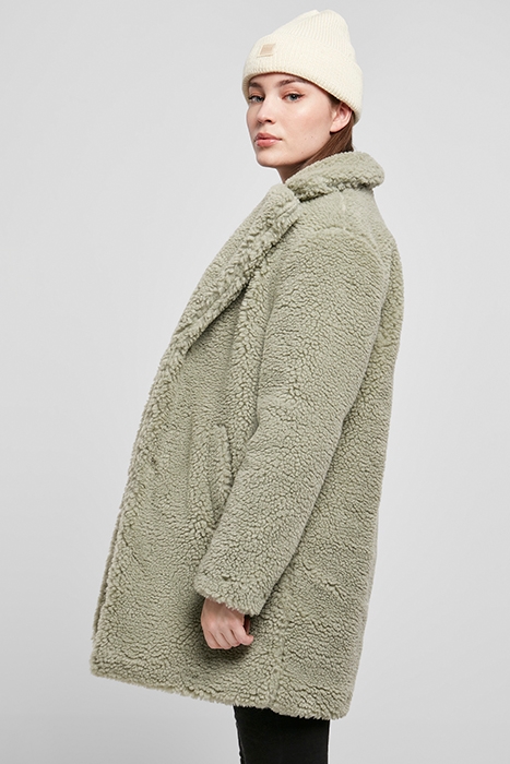 LADIES OVERSIZED SHERPA COAT SOFTSALVIA 6