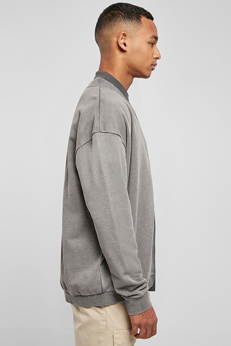 WASHED SWEAT BOMBER DARKSHADOW 6