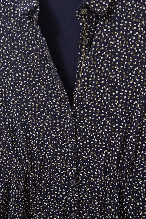 CARMEN JERSEY SHIRT DRESS NAVY MULTI 4