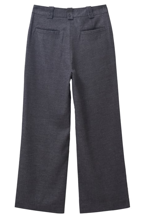 BELLE TWEEDY WIDE LEG TROUSER GREY 2