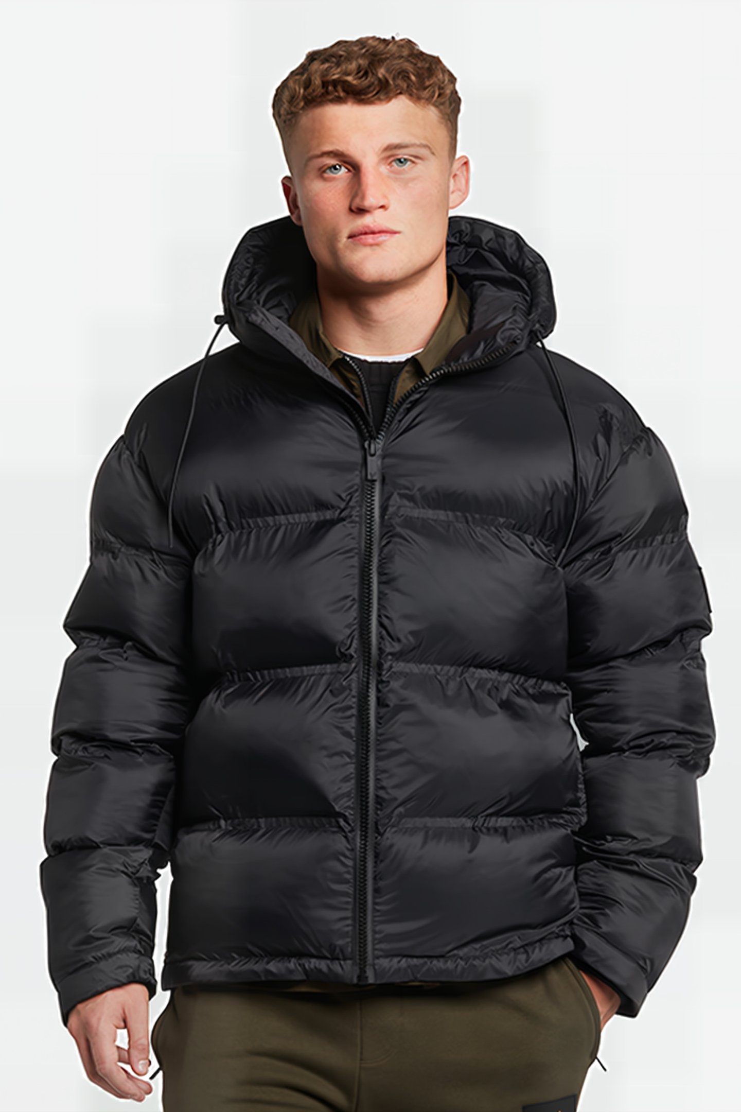 SCULPTURAL PUFFER JACKET Z865 JET BLACK 1