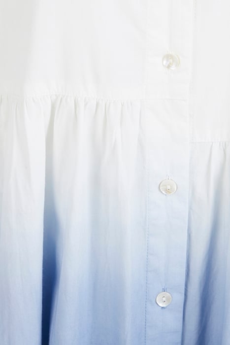 LS DRESS ASYMMETRIC VOLANTS WHITE 5