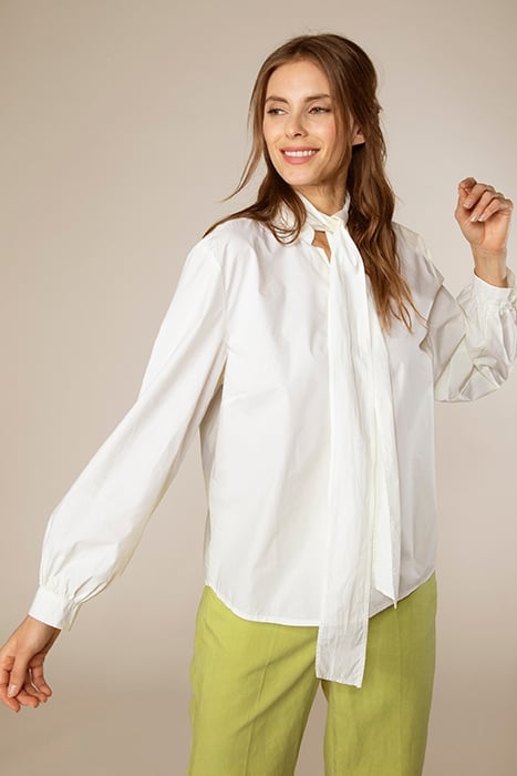 SHIRT SHAWL COLLAR LARGE LS WHITE 2