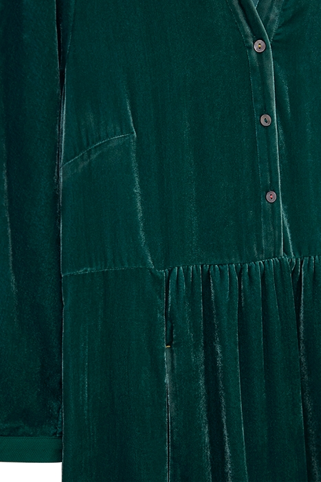 NAYA VELVET MINI DRESS MID TEAL 3