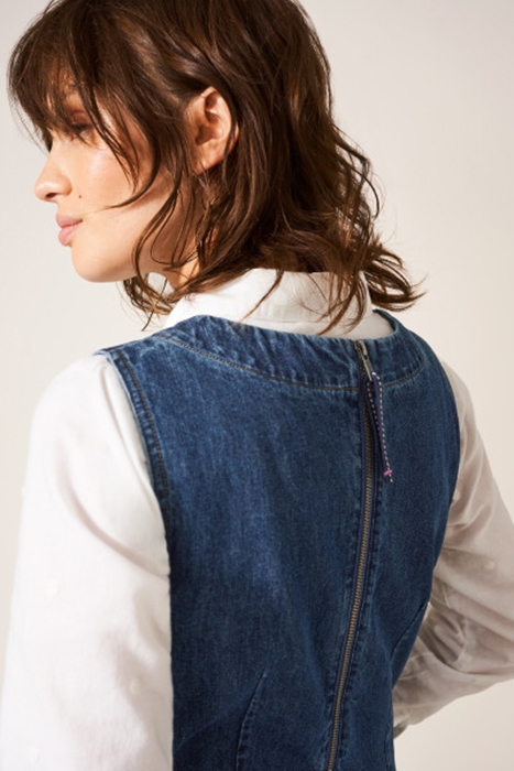 LOTHBURY  DENIM PINNY MID DENIM 3