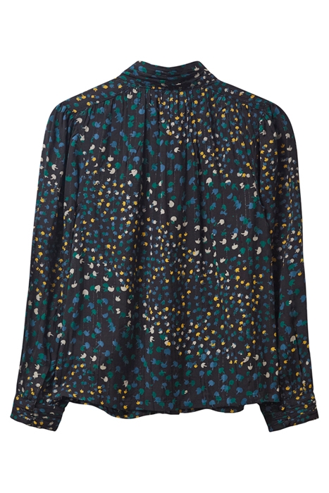 MIRABEL METALLIC STRIPE TOP GREY MULTI 5