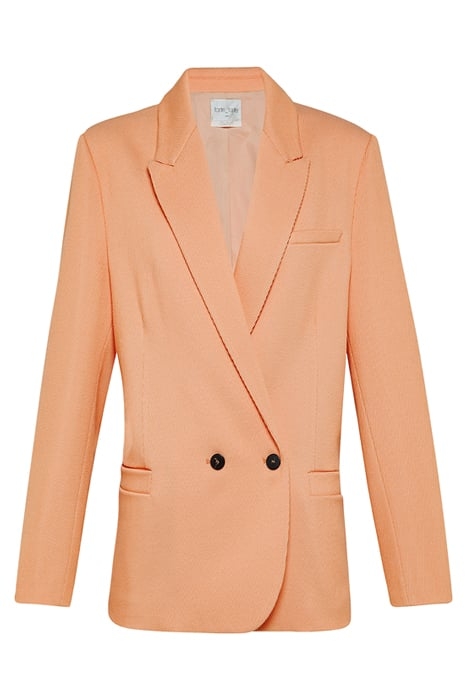 WOOL COTTON OVERSIZED SARTORIAL JACKET APRICOT 1