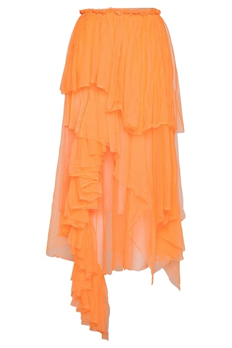 FLUO TULLE SKIRT ORANGE 1