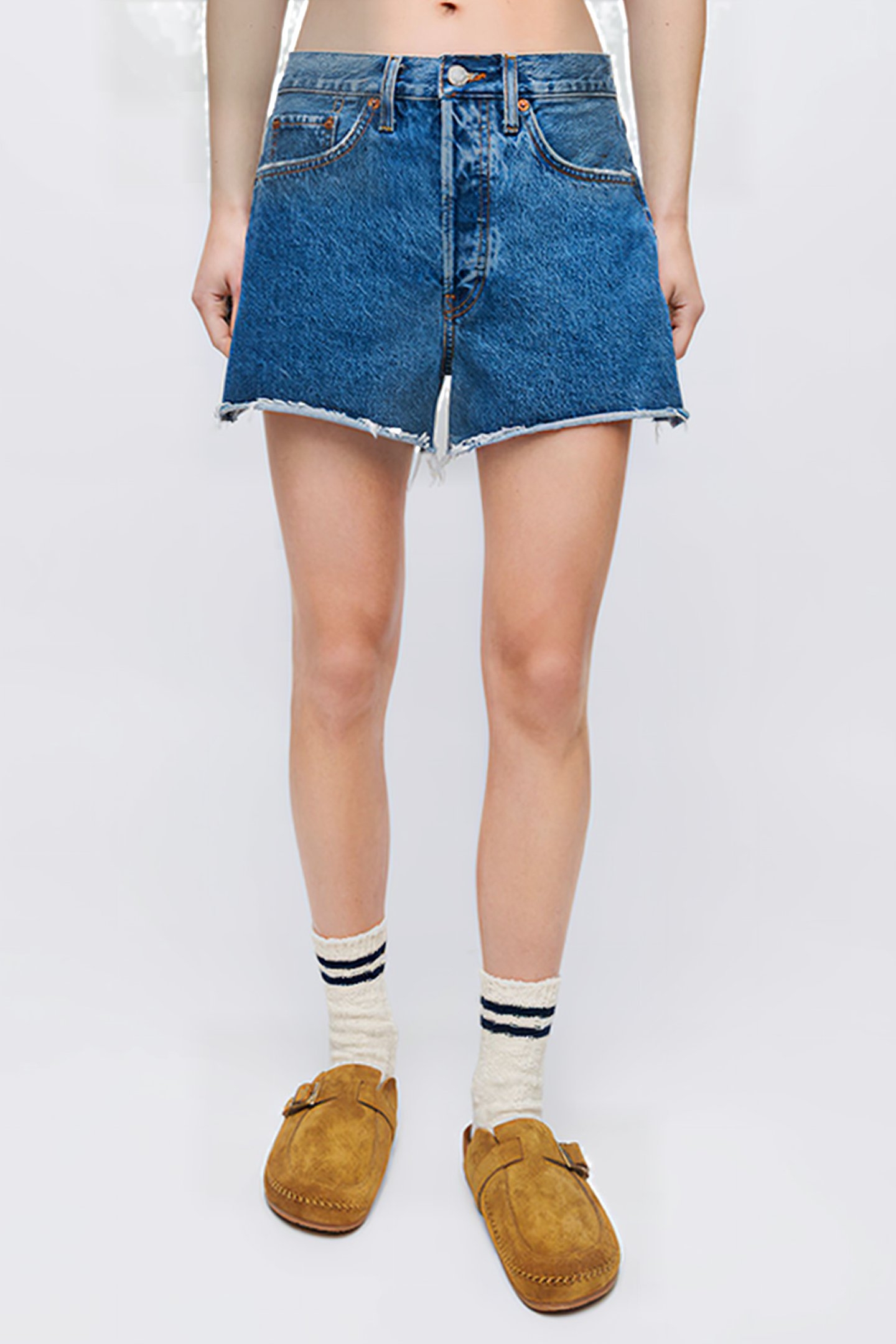 90S LOW SLUNG SHORTST BLEU MERE 2