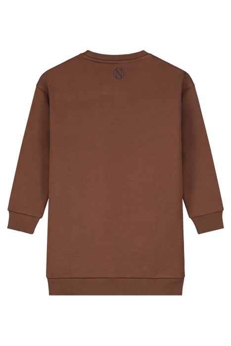 VIDA SWEATDRESS DARK BROWN 2