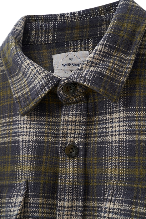 DARWEN CHECK OVERSHIRT BLK MLT 4
