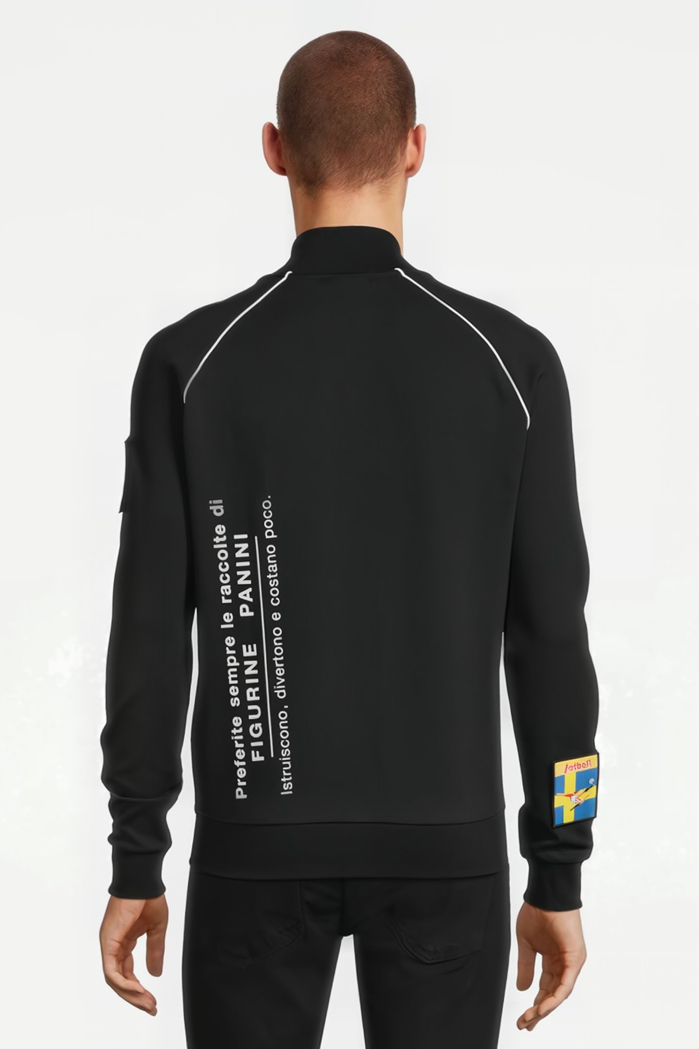 PANINI STICKER TRACKSUIT BOMBER JET BLACK 2