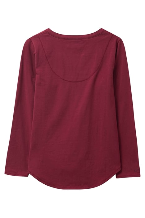 BERRY PJ TOP DEEP RED 2