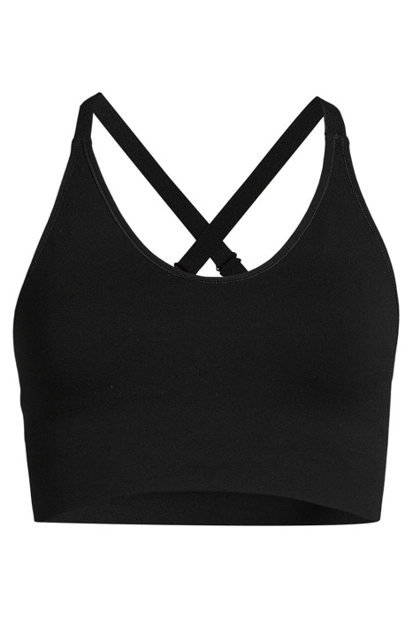 CROSSBACK SEAMLESS MIDI TOP BLACK 4