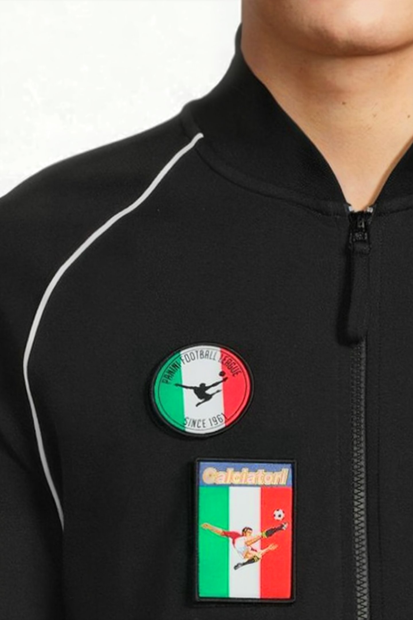 PANINI STICKER TRACKSUIT BOMBER JET BLACK 4