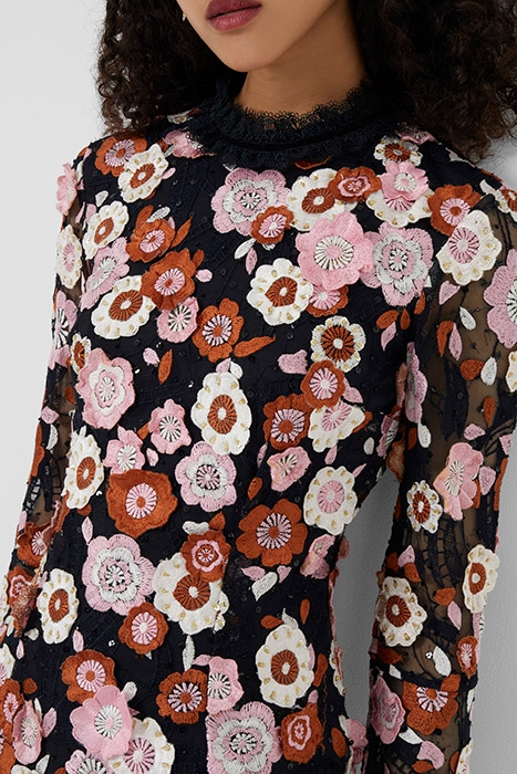 ASTRIDA ALIYHA LACE EMB DRESS MULTI 5