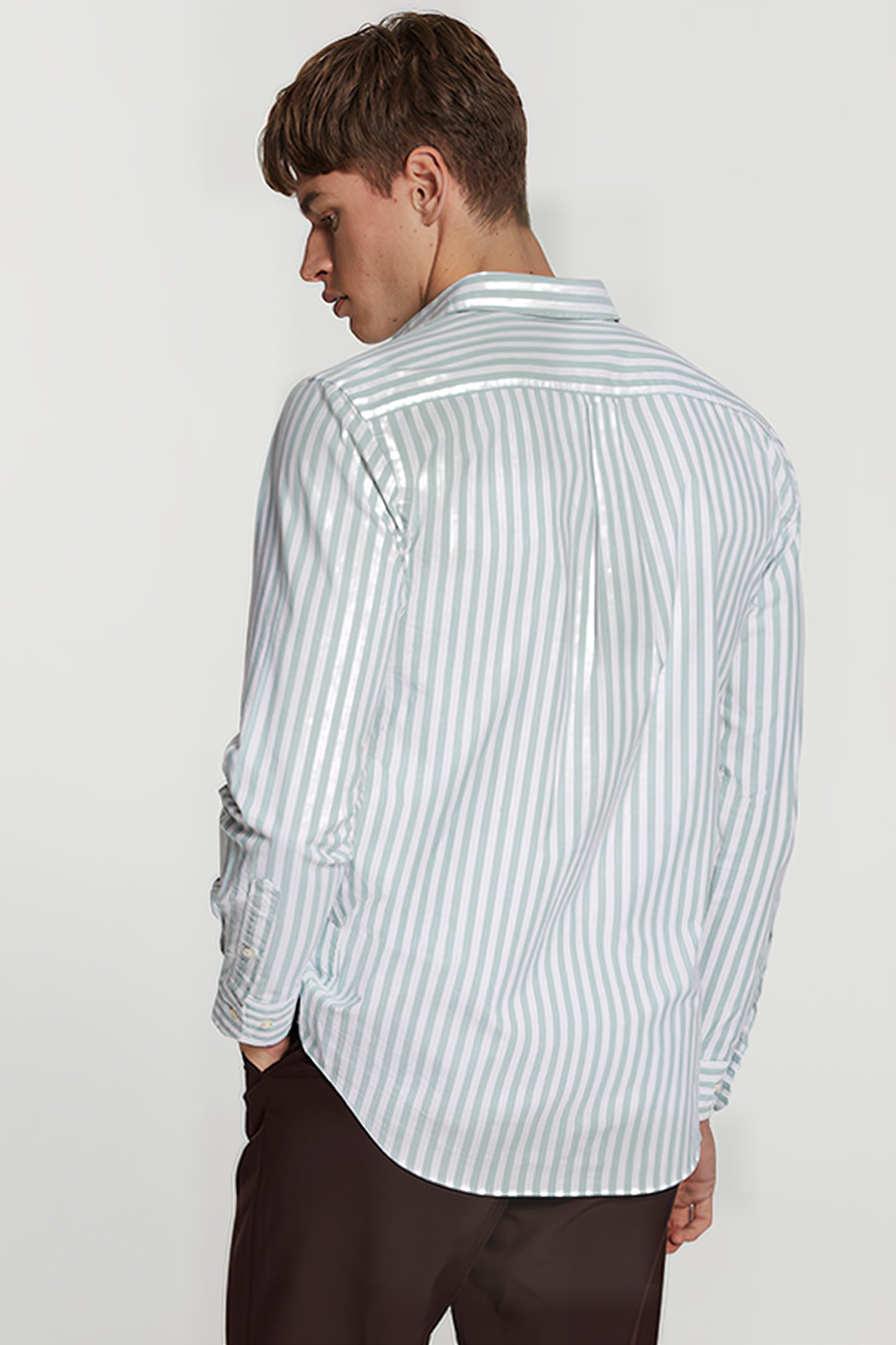 MEN OXFORD SHIRT ORLANDO SEA FOAM GREEN 3