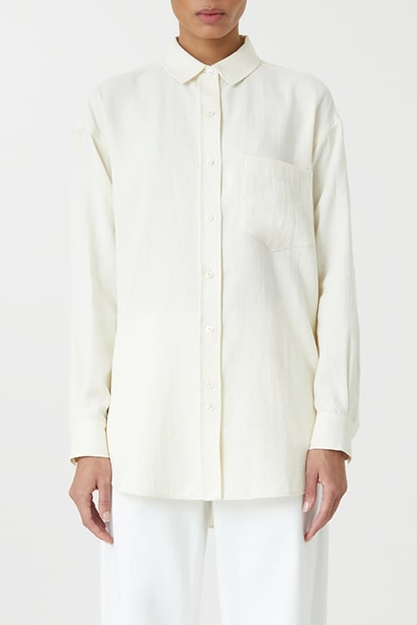 WOMEN BASIC SHIRT SHIRTS & BLOUSES ECRU 1