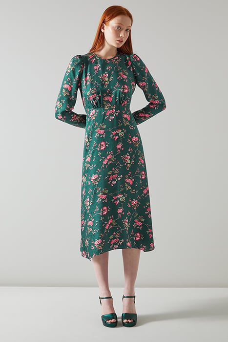 ANGELICA MIDI DRESS GREEN 1