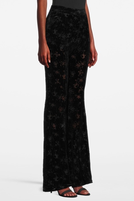 WOMEN‘S VELVET DEVORÉE PANTS BLACK 099 3