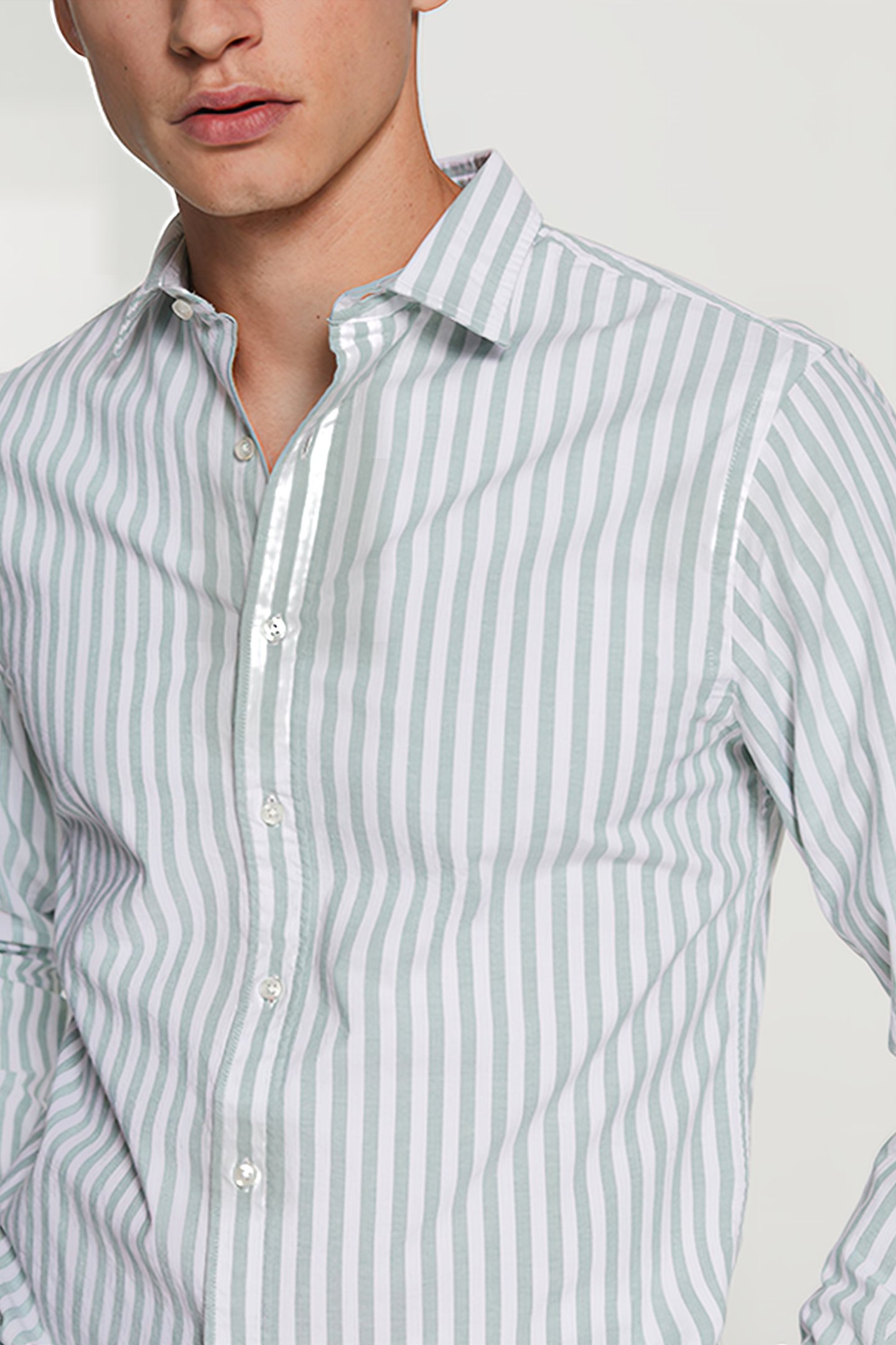 MEN OXFORD SHIRT ORLANDO SEA FOAM GREEN 6