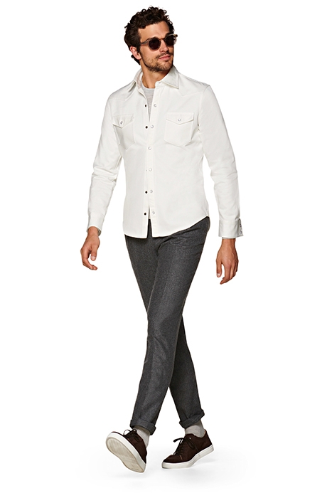 DARK GREY 5 POCKET ALAIN JEANS 1