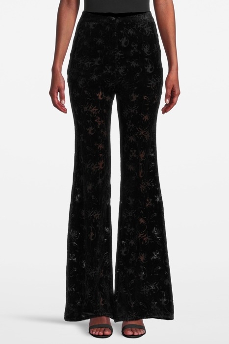 WOMEN‘S VELVET DEVORÉE PANTS BLACK 099 1