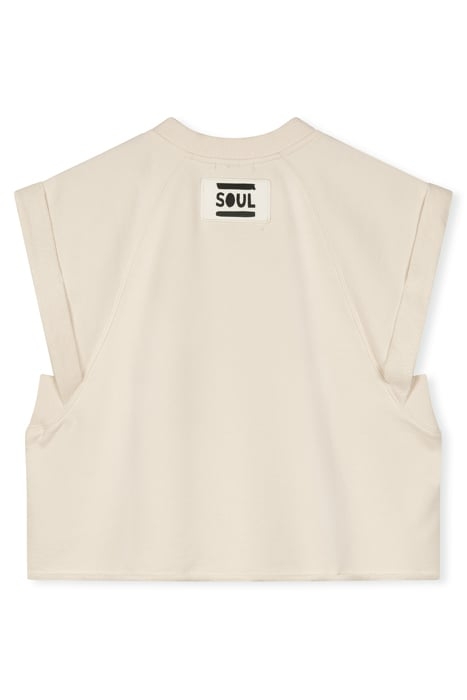 CROPPED SHORTSLEEVE SWEATER DUST 5