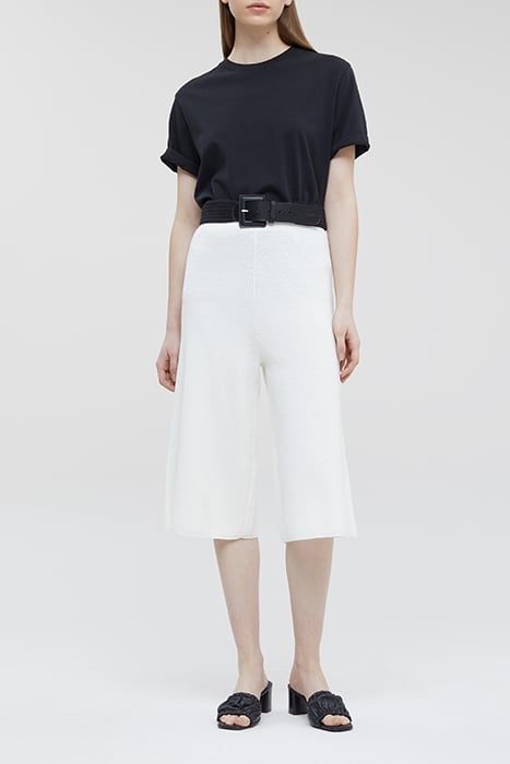 KNITTED CULOTTES SKIRTS IVORY 3