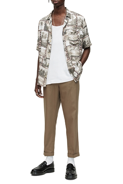 TALLIS TROUSER ASH KHAKI BROWN 2