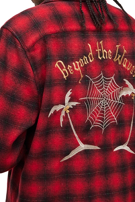 BEYOND LS SHIRT SOUR BERRY RED 5