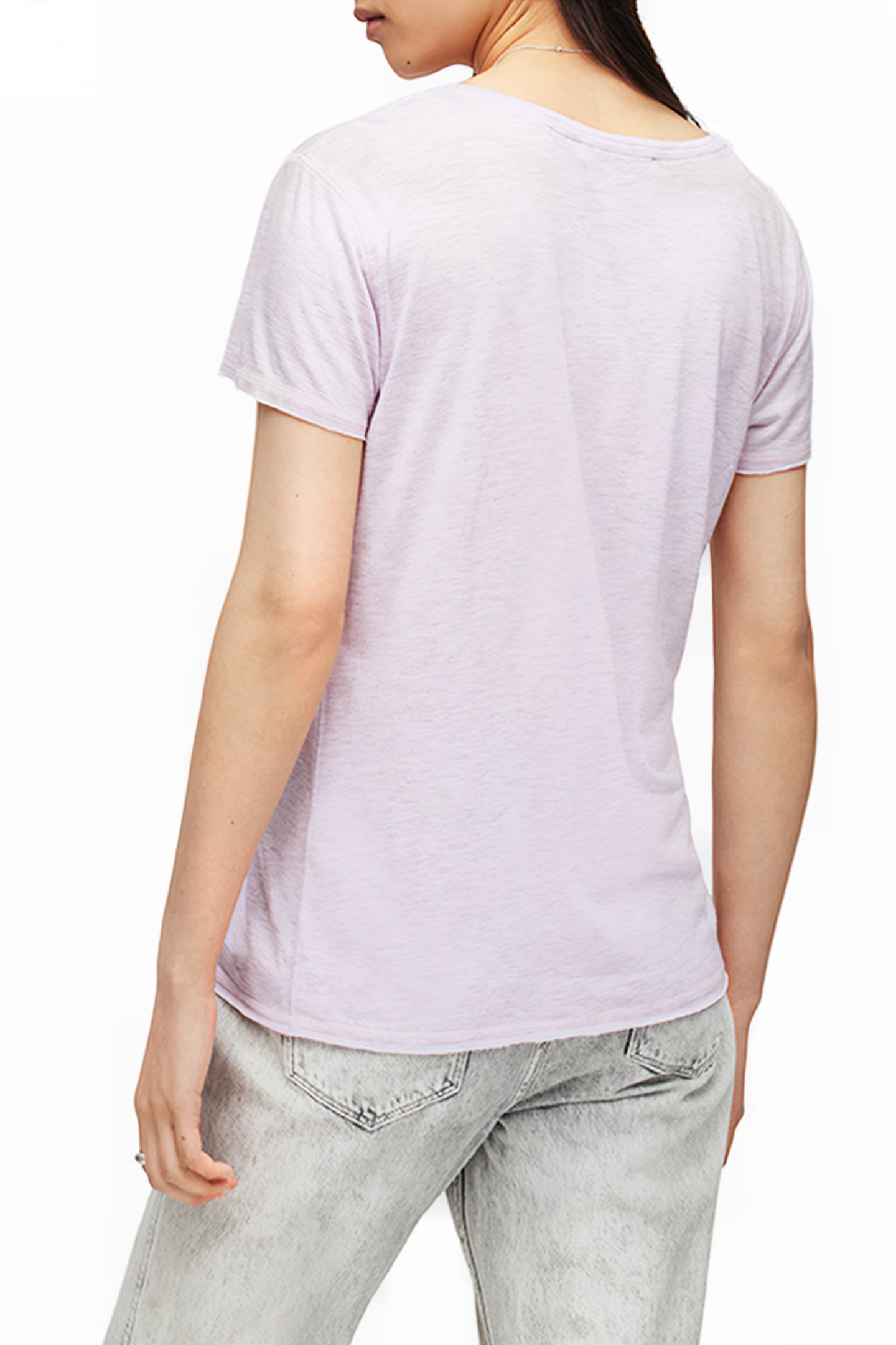 EMELYN SHIMMER TEE ASH DESERT PINK 2