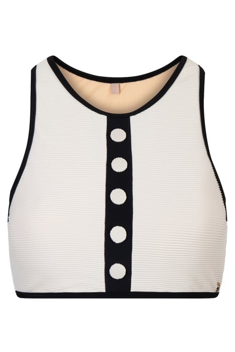 FIERRE BIKINI TOP CREAM BLACK 1