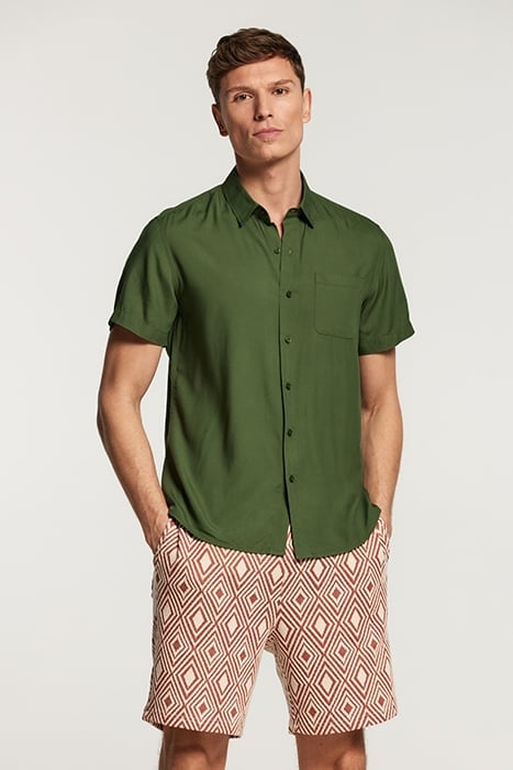 ETHAN SHORTSLEEVE SHIRT CILANTRO GREEN 2