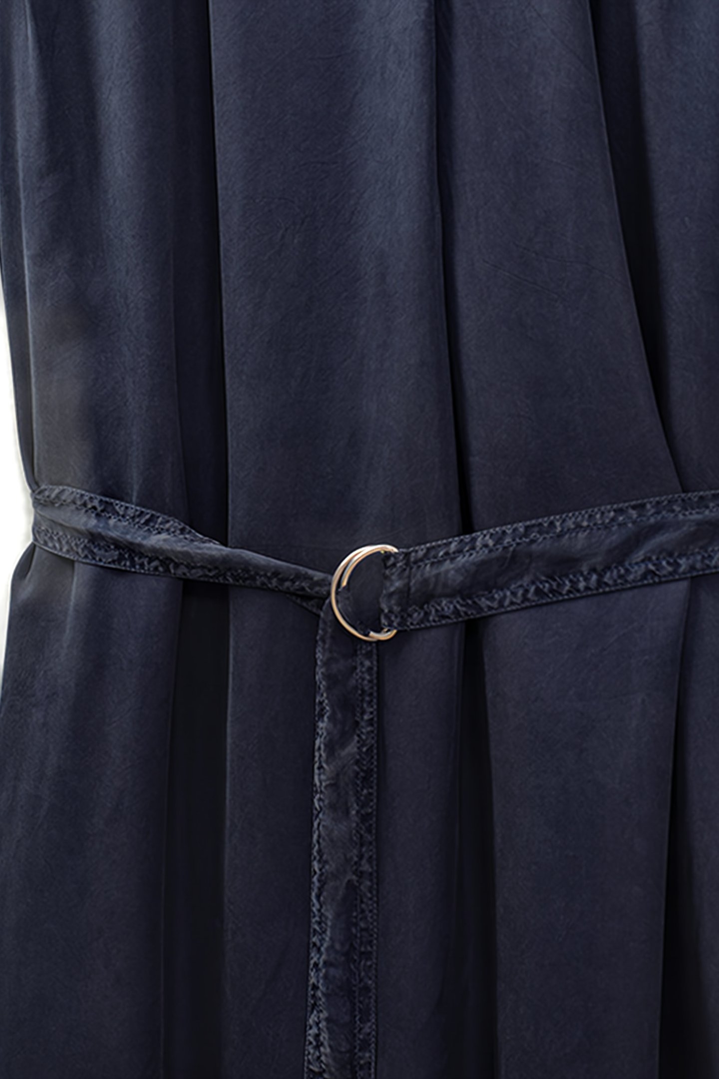 NAVY BLUE SHORT DRESS WITH SHOULDER TABS 5