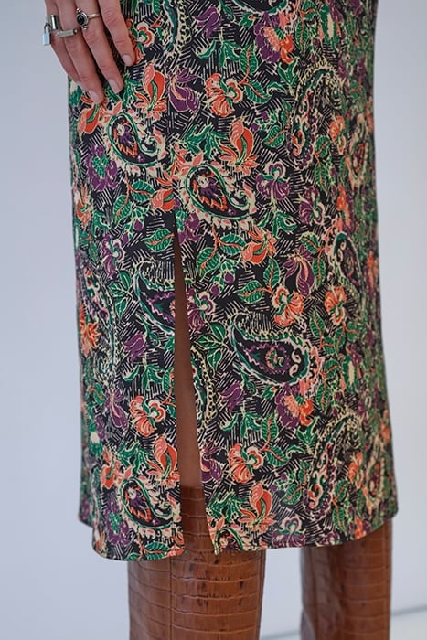 BOHO FLORAL PRINT MIDI DRESS 6