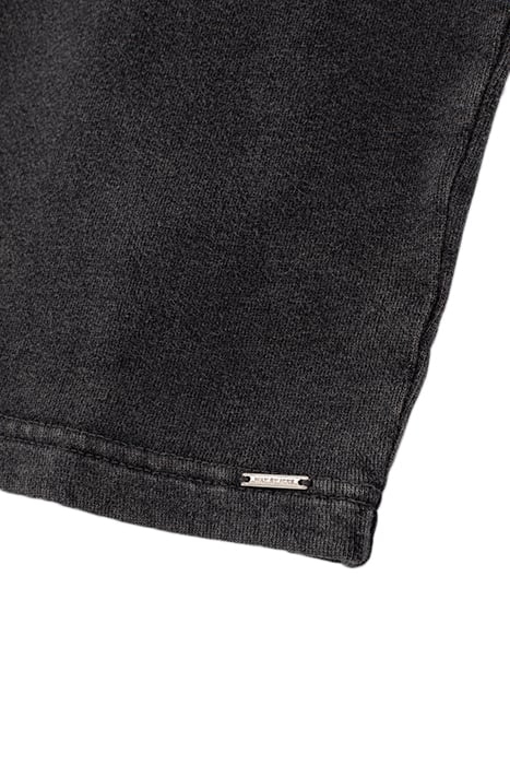 GIRLS’ USED BLACK SWEATSHIRT DRESS WITH SLOGAN GREY 4