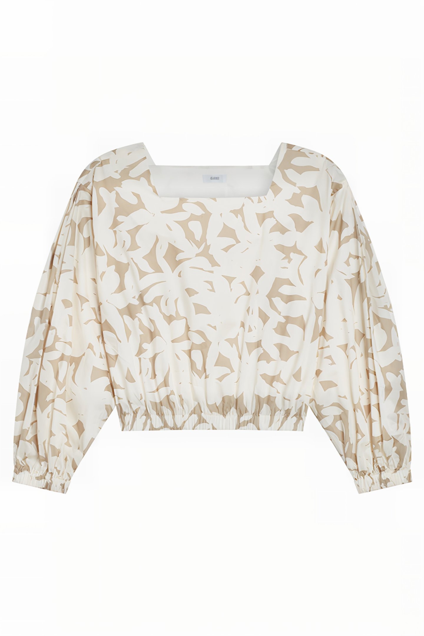 CLOSED WOMEN ELASTIC CROPPED SHIRT SHIRTS & BLOUSES GRAIN BE 6