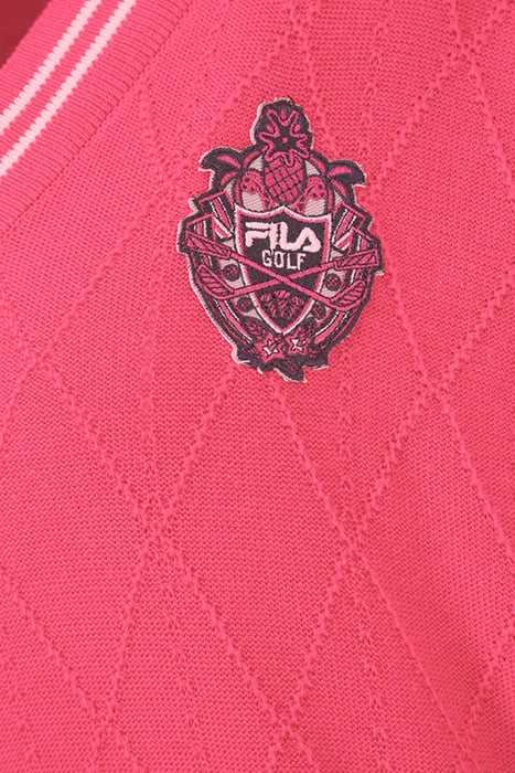 TELLING KNITTED V-NECK SWEATER CARMINE 5