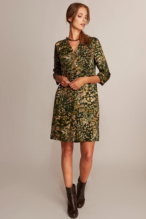 CROSS OVER DRESS GREEN 4