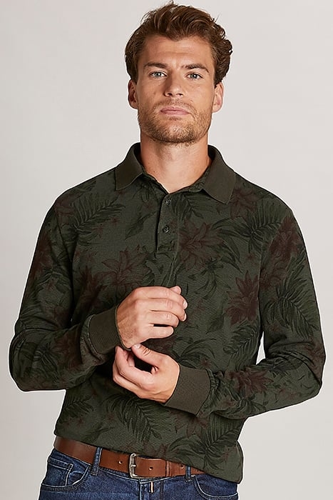 OXF AOP CF OXFORD PIQ LS GREEN 2