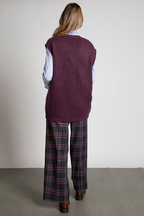 V-NECK DEBARDEUR - GMD PURPLE 2