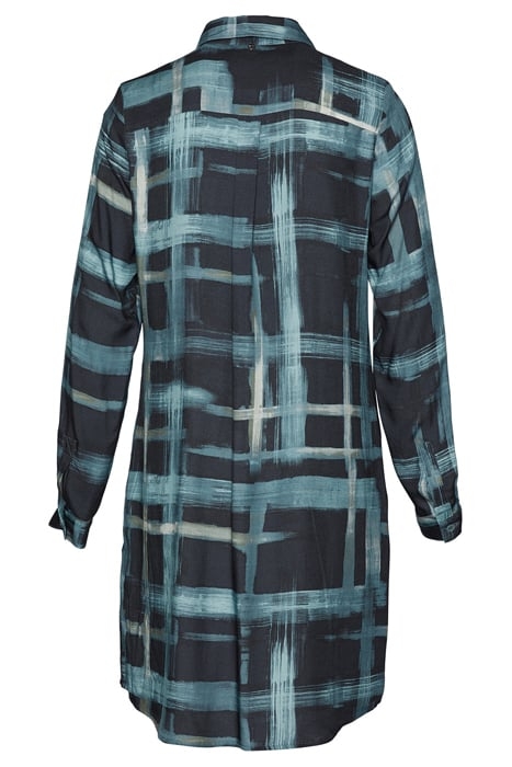 SHIRTDRESS LS FRONTPLEAT BLUE 5